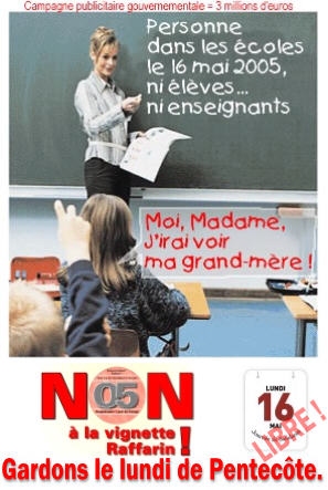 Pentecote Et Humour Une Campagne Detournee Dans La Rubrique 05 Mai 05 Document Snuipp Fsu De Maine Et Loire