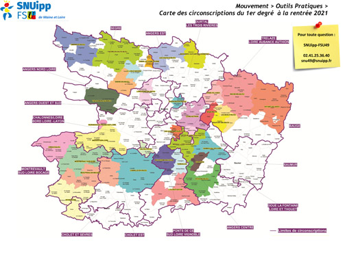 B Outil Mouvement 21 B La Carte Des Circonscriptions Du Maine Et Loire Dans La Rubrique Outils Pratiques Document Snuipp Fsu De Maine Et Loire